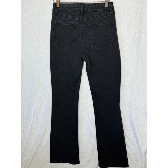 Style & Co Women's Washed Black Denim Curvy Bootcut Jeans Size 4L  inseam 31.5" - Picture 5 of 14